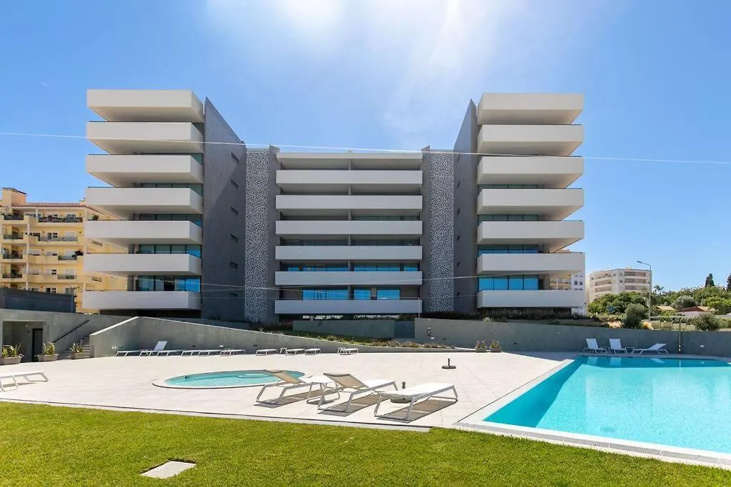 Amazing Central Apartment With Sea-View, Close To Beach With Pool, Sauna, Wifi And Private Parking Lagos Portugalsko
